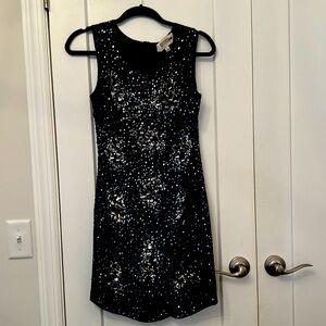 A sparkly, stunner mini dress
